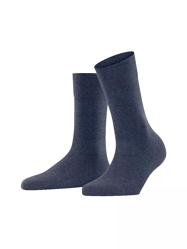 FALKE | Calcetines Calcetines SENSITIVE LONDON azul oscuro jaspeado. | Azul