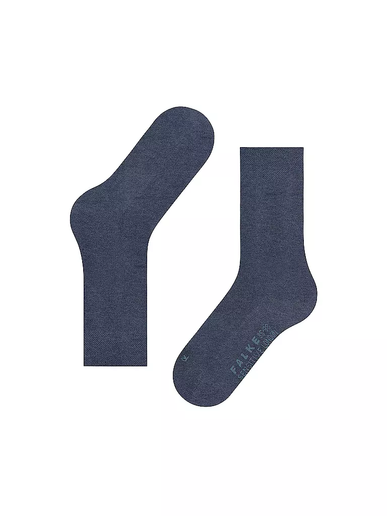 FALKE | Calcetines Calcetines SENSITIVE LONDON azul oscuro jaspeado. | Azul