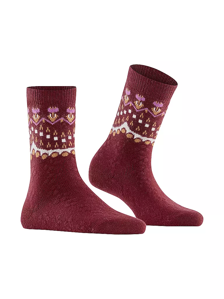 FALKE | Calcetines cayenne | Rojo oscuro