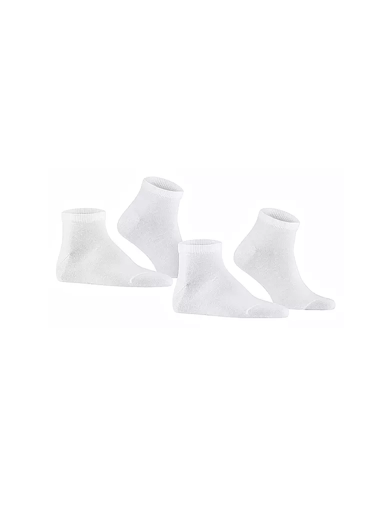 FALKE | Calcetines cortos 2 unidades "Happy" (blanco) | 