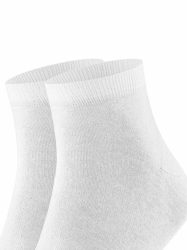 FALKE | Calcetines cortos 2 unidades "Happy" (blanco) | 