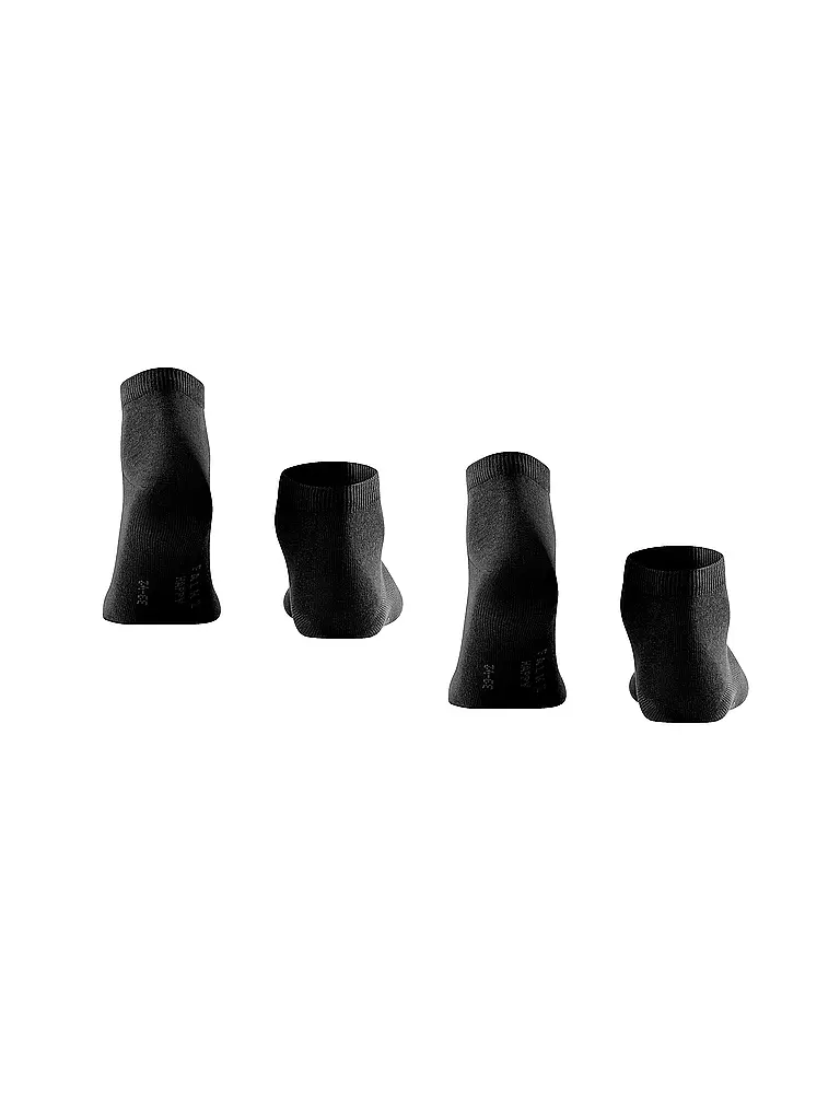 FALKE | Calcetines cortos 2-er Pkg "Happy" (negro) | 