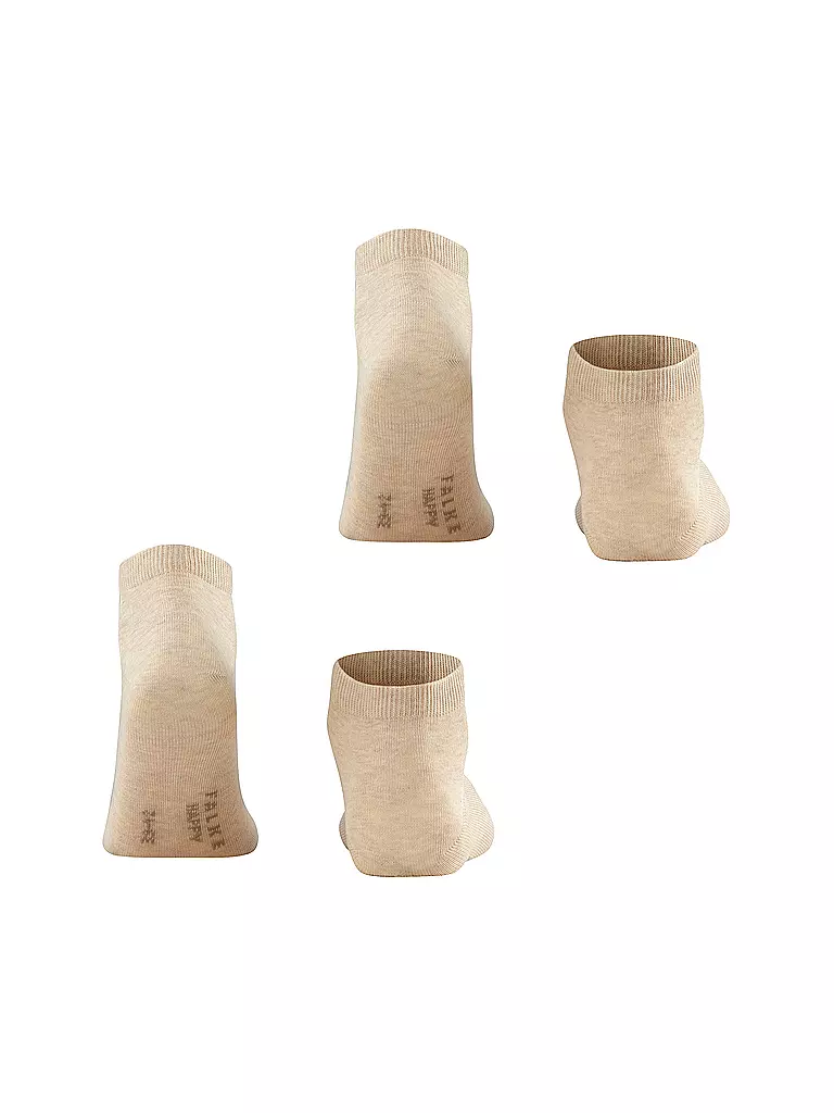 FALKE | Calcetines cortos HAPPY, paquete de 2, arena jaspeada. | 