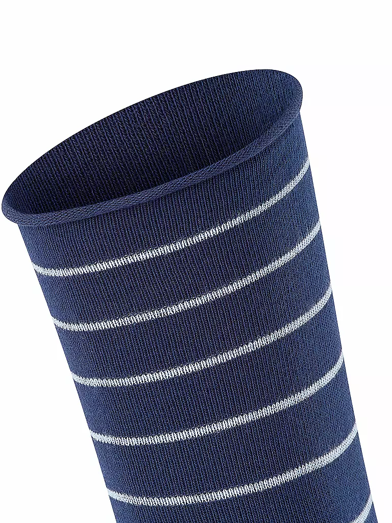 FALKE | Calcetines cortos Happy Stripe, paquete de 2, azul real | Azul