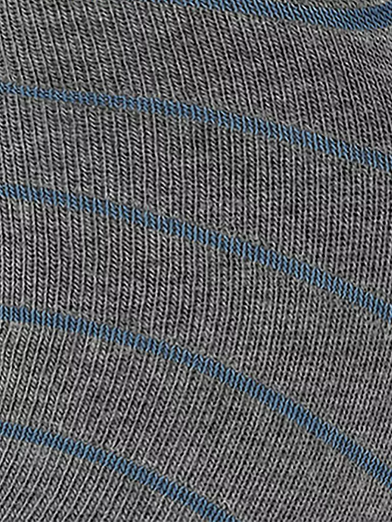 FALKE | Calcetines cortos Happy Stripe, paquete de 2, gris jaspeado claro. | Gris