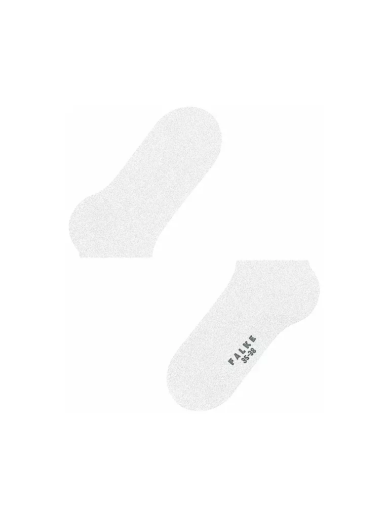 FALKE | Calcetines cortos Shiny white | Blanco