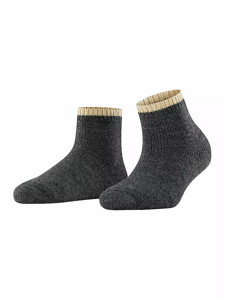 FALKE | Calcetines Cosy Plush anthra.mel | Negro