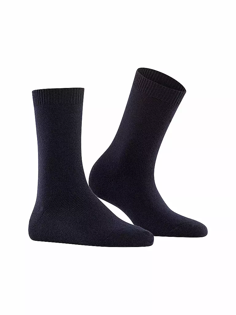 FALKE | Calcetines COSY WOOL azul marino oscuro | Azul oscuro