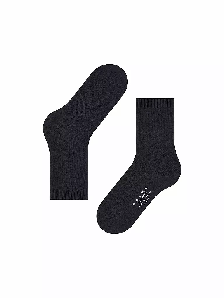 FALKE | Calcetines COSY WOOL azul marino oscuro | Azul oscuro