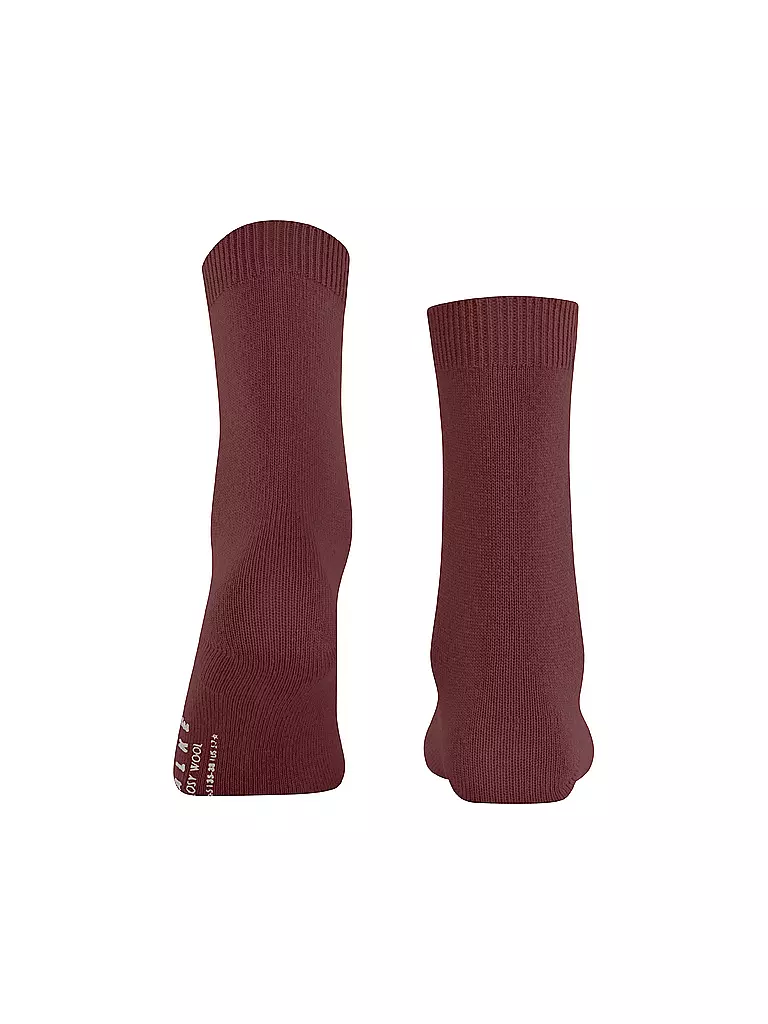 FALKE | Calcetines COSY WOOL cayenne | Rojo oscuro