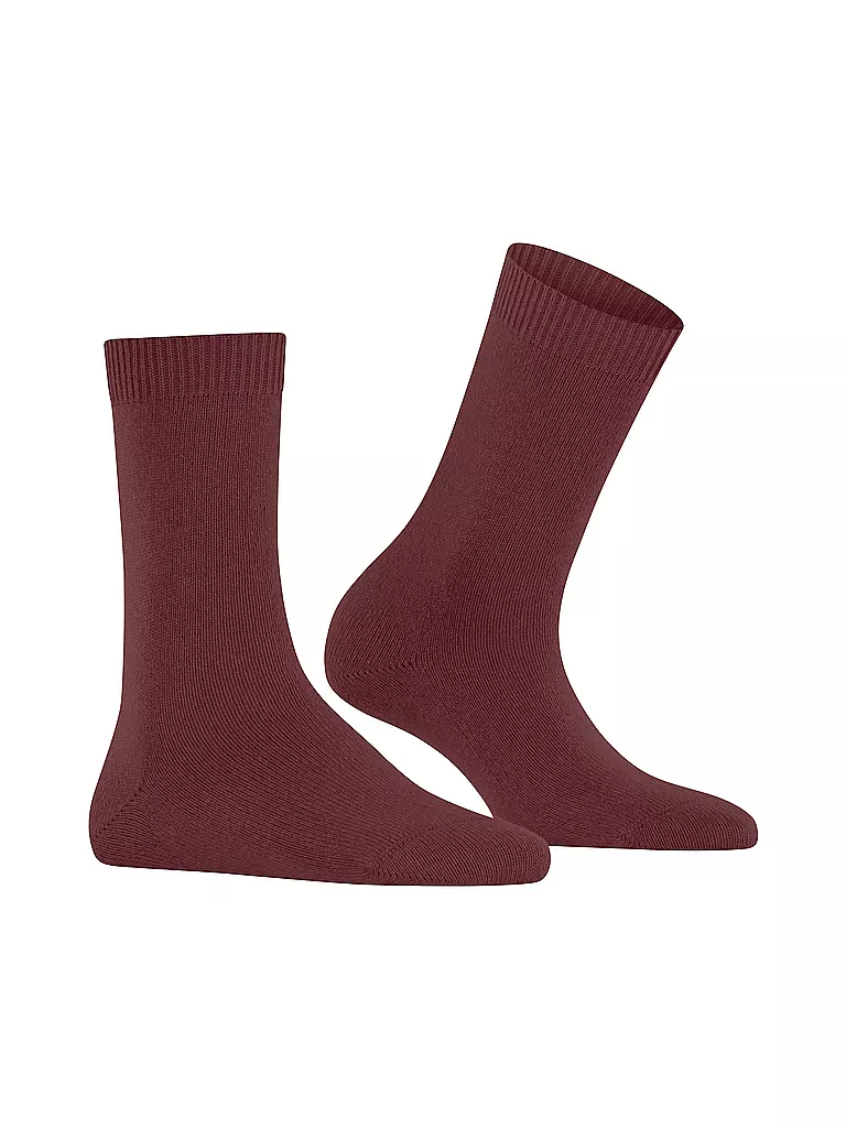 FALKE | Calcetines COSY WOOL cayenne | Rojo oscuro