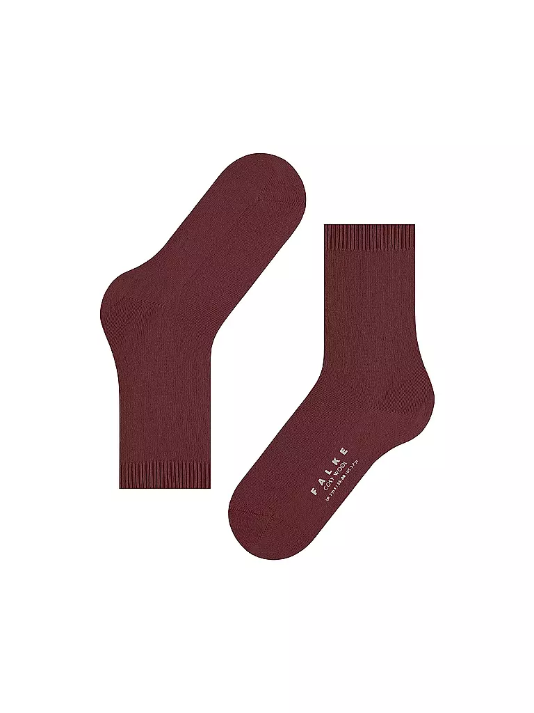 FALKE | Calcetines COSY WOOL cayenne | Rojo oscuro