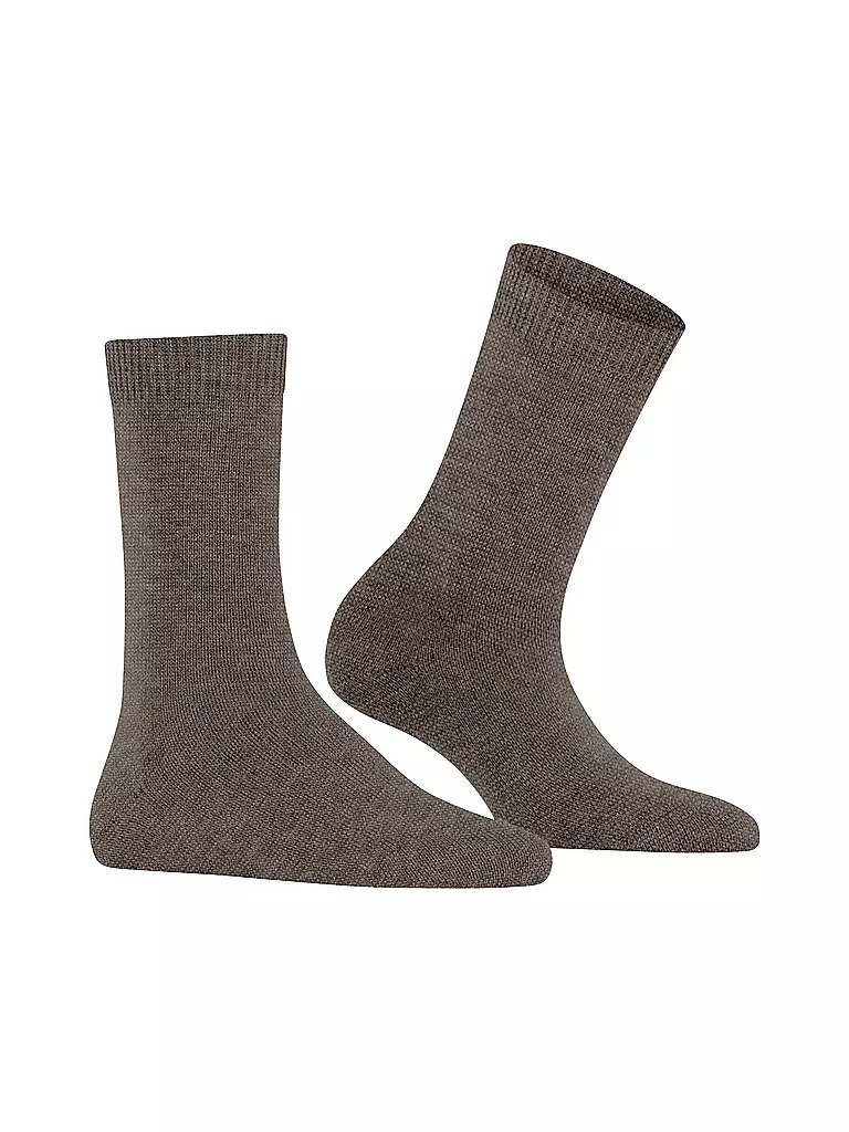 FALKE | Calcetines COSY WOOL porto mel | Marrón