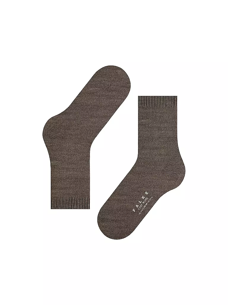 FALKE | Calcetines COSY WOOL porto mel | Marrón
