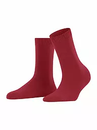 FALKE | Calcetines COSY WOOL porto mel | Rojo