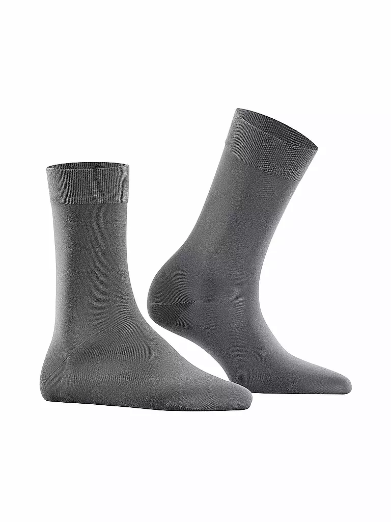 FALKE | Calcetines Cotton Touch platinum | 