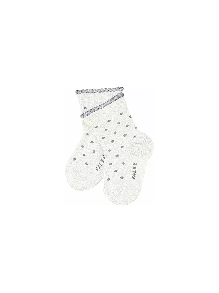 FALKE | Calcetines de bebé Little Dot blanco roto | Blanco