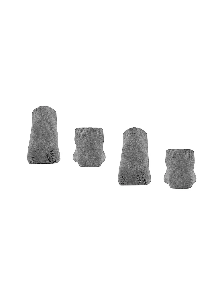 FALKE | Calcetines de deporte Happy, paquete de 2, gris claro | Gris