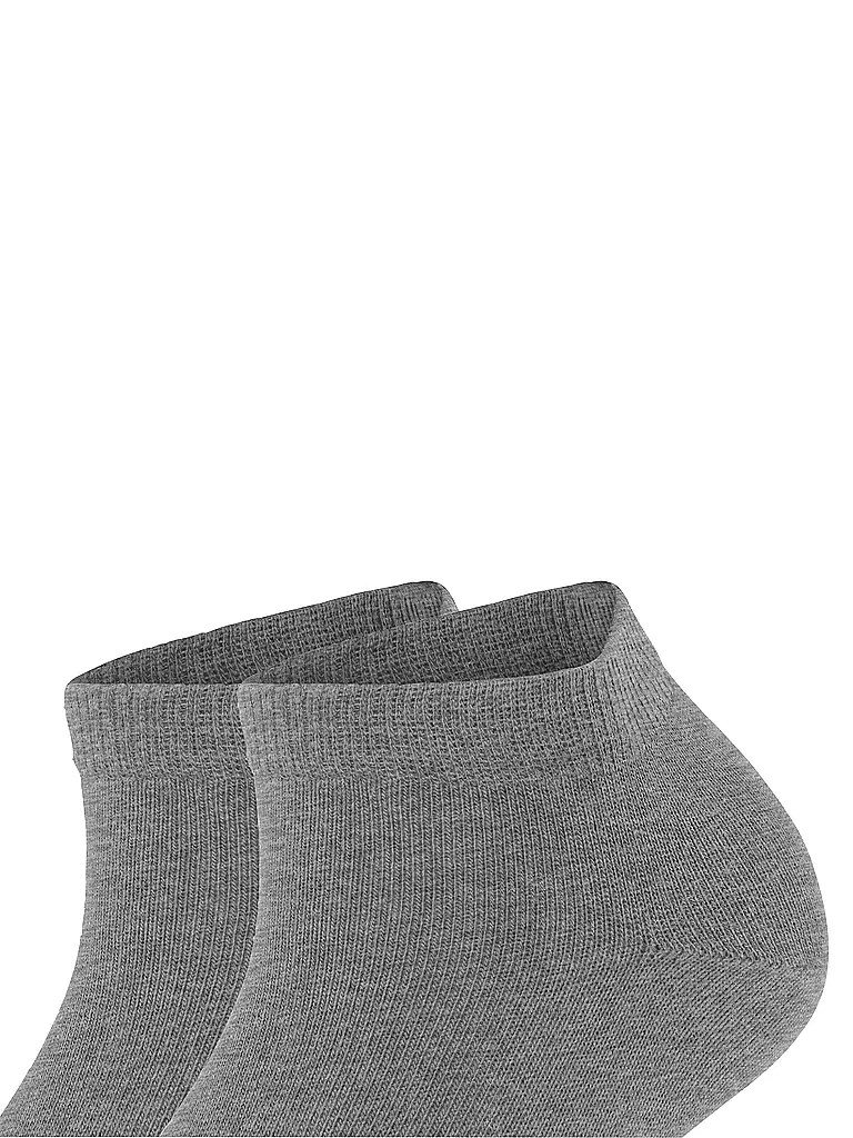 FALKE | Calcetines de deporte Happy, paquete de 2, gris claro | Gris