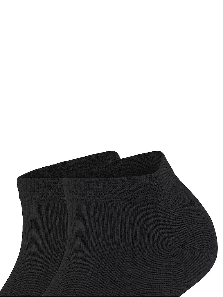 FALKE | Calcetines de deporte Happy, paquete de 2, negro | 