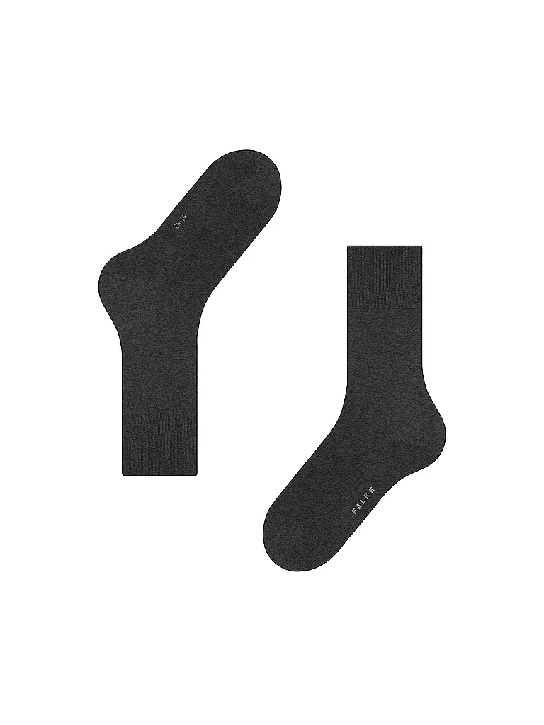 FALKE | Calcetines de hombre CLIMAWOOL antracita mel | Gris