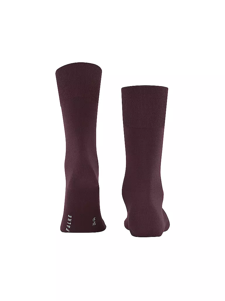 FALKE | Calcetines de hombre CLIMAWOOL barolo | Rojo oscuro
