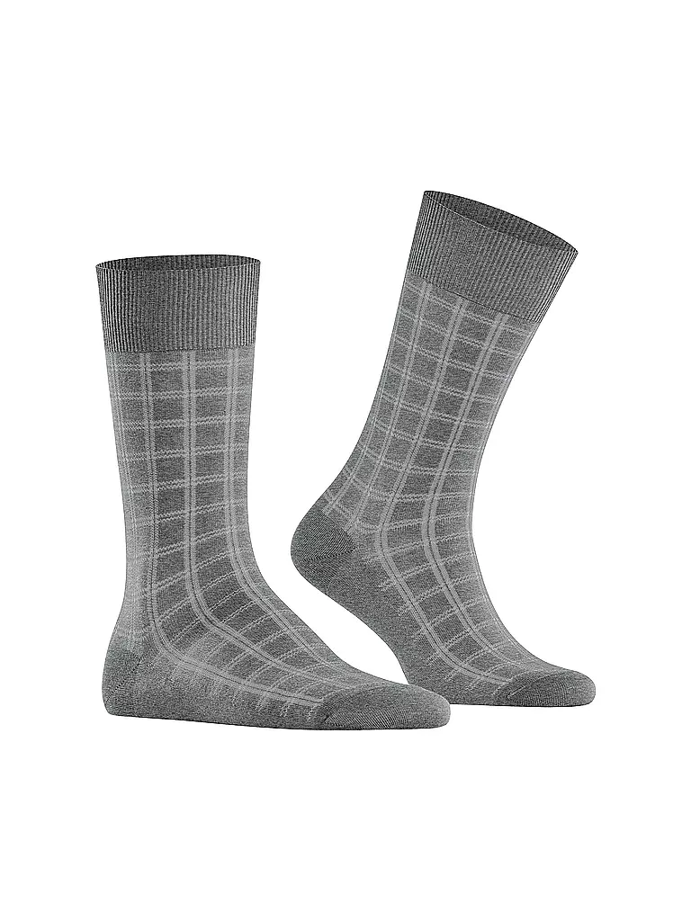 FALKE | Calcetines de hombre MODERN TAILOR, light greymel. | Gris claro