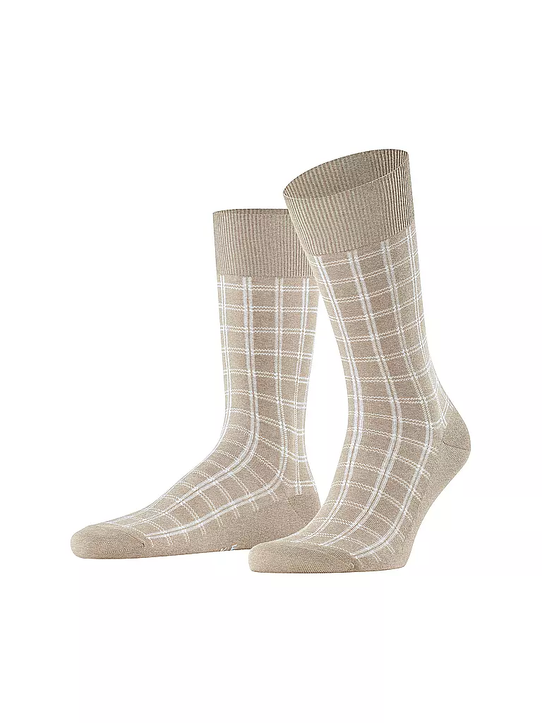FALKE | Calcetines de hombre MODERN TAILOR, pebble mel. | Beige