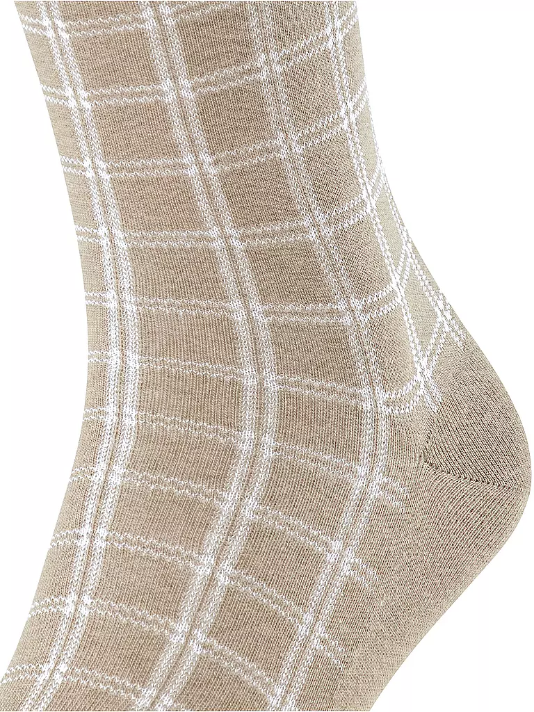 FALKE | Calcetines de hombre MODERN TAILOR, pebble mel. | Beige