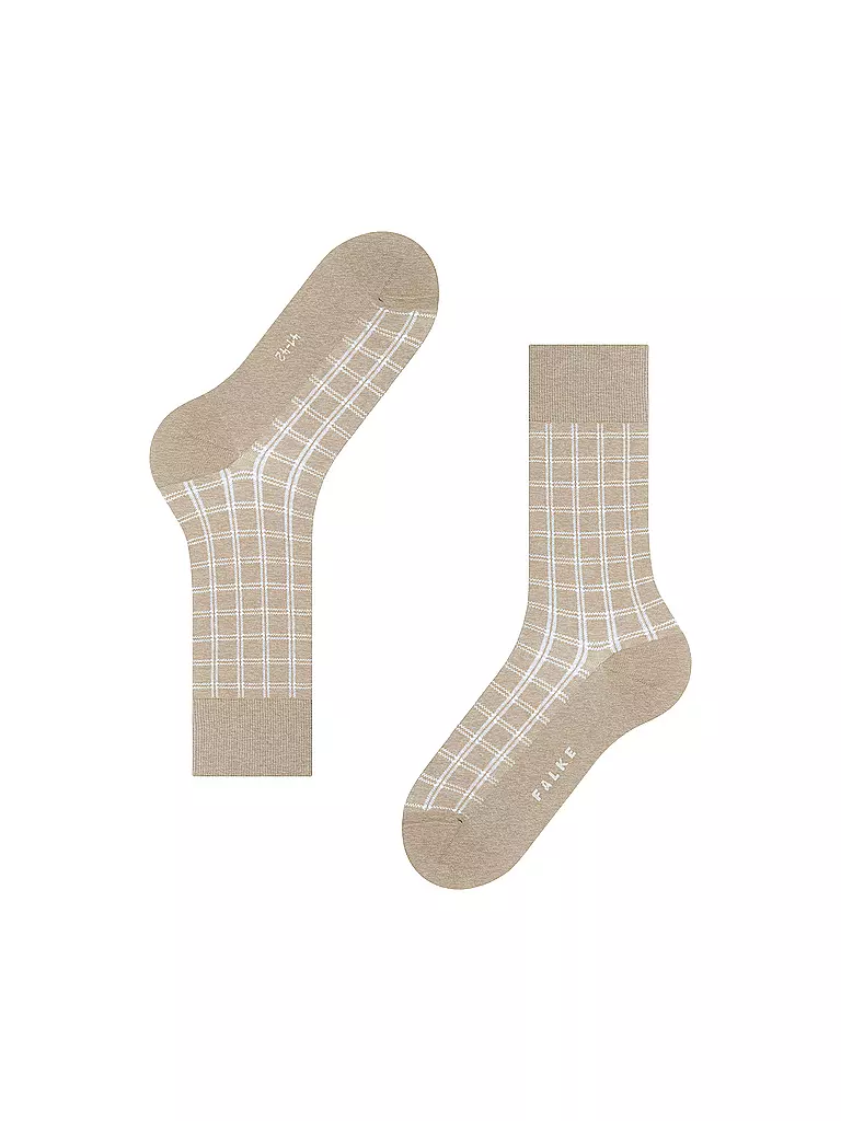 FALKE | Calcetines de hombre MODERN TAILOR, pebble mel. | Beige