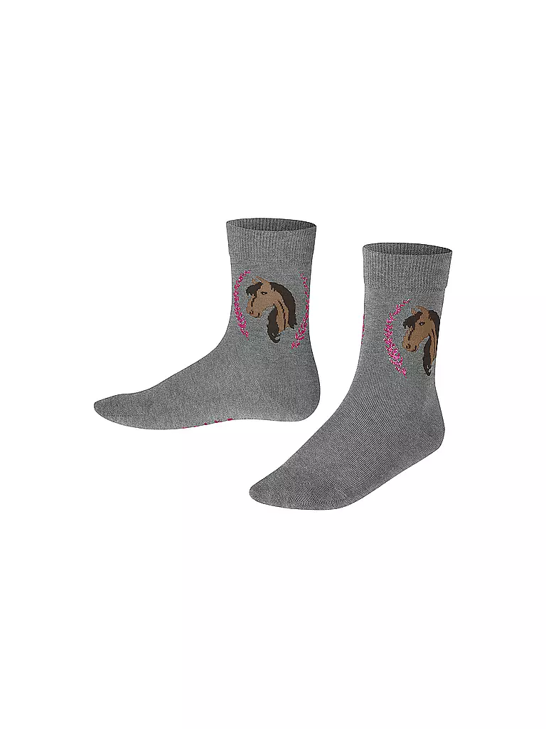 FALKE | Calcetines de niña gris jaspeado claro | Gris