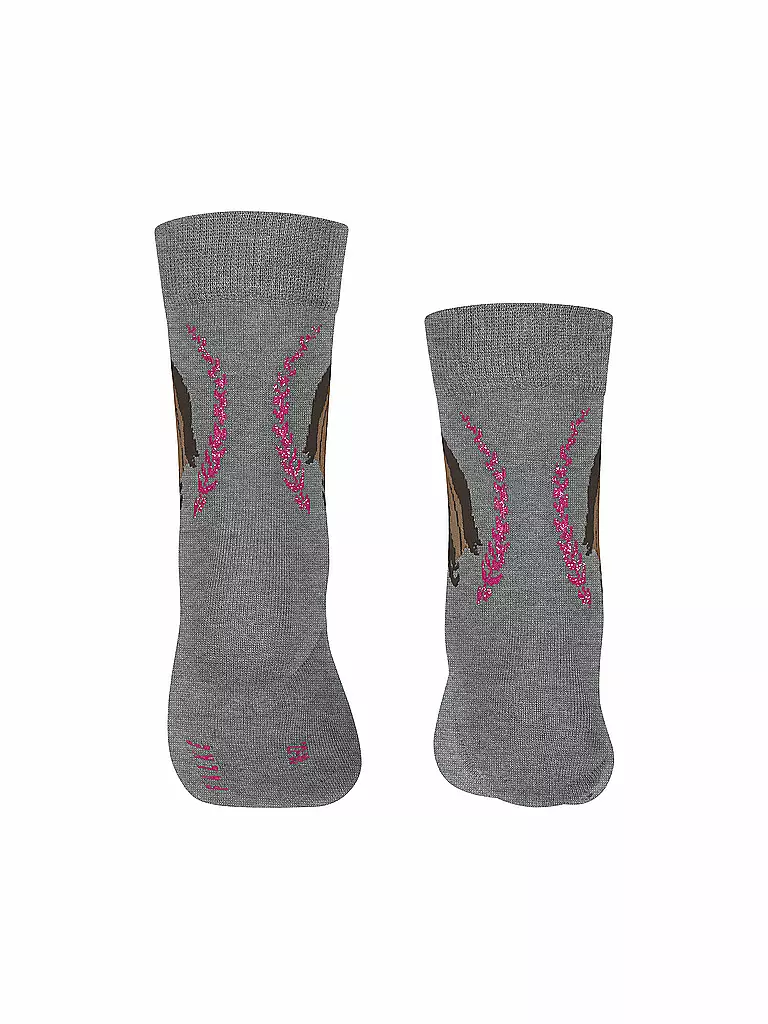FALKE | Calcetines de niña gris jaspeado claro | 