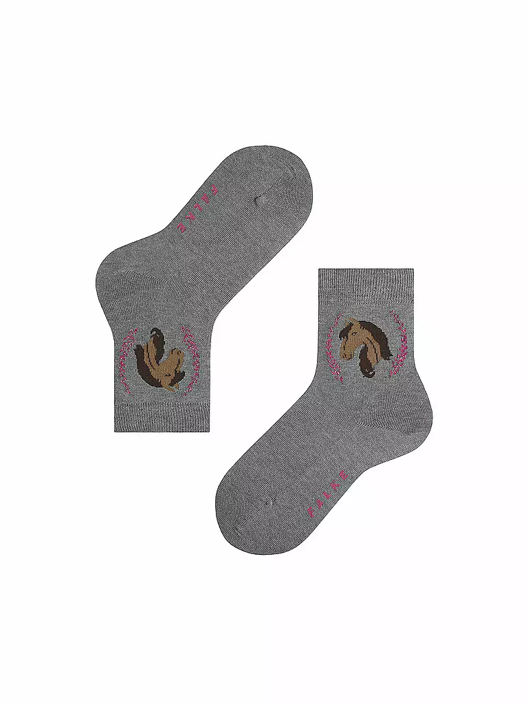 FALKE | Calcetines de niña gris jaspeado claro | 