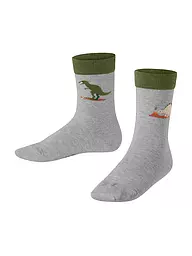 FALKE | Calcetines de niño DINOSAURS LT jaspeado | Gris