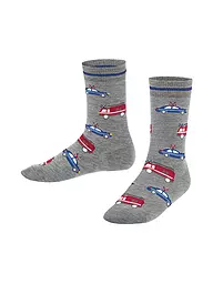 FALKE | Calcetines para niño azul espacial | Gris claro