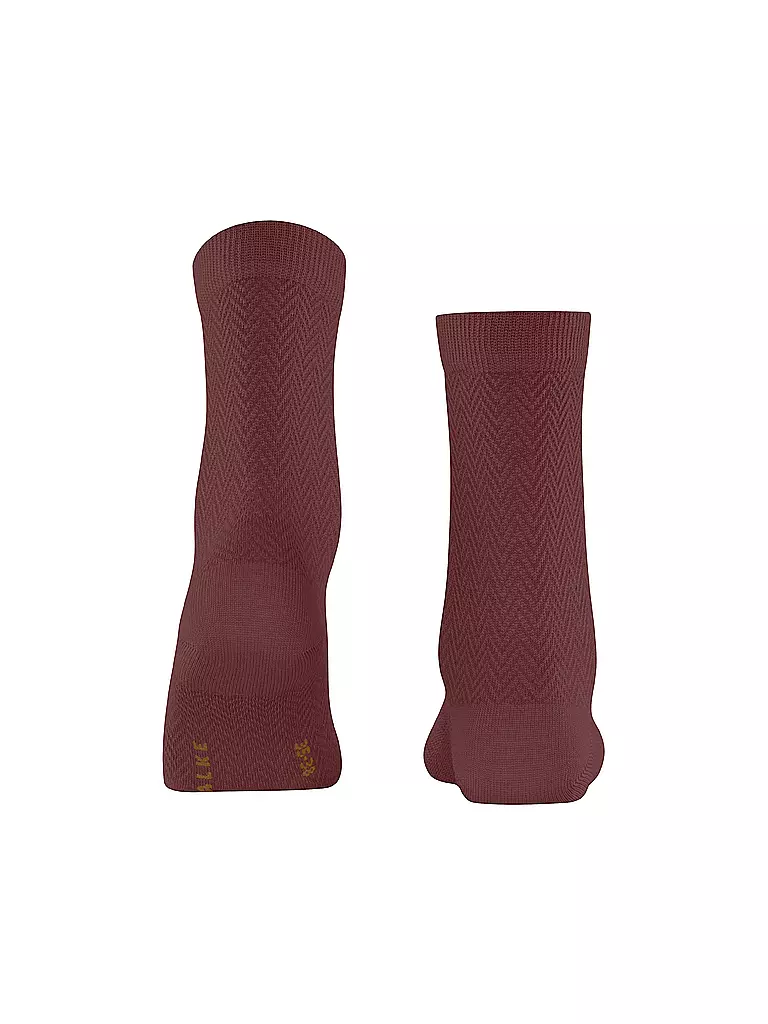 FALKE | Calcetines FABLE ESTATE cayenne | Rojo oscuro
