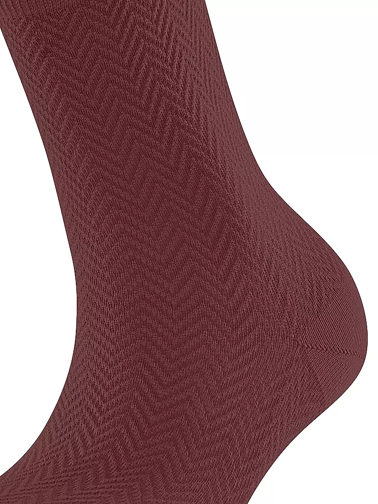 FALKE | Calcetines FABLE ESTATE cayenne | Rojo oscuro