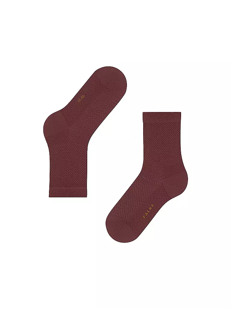 FALKE | Calcetines FABLE ESTATE cayenne | Rojo oscuro