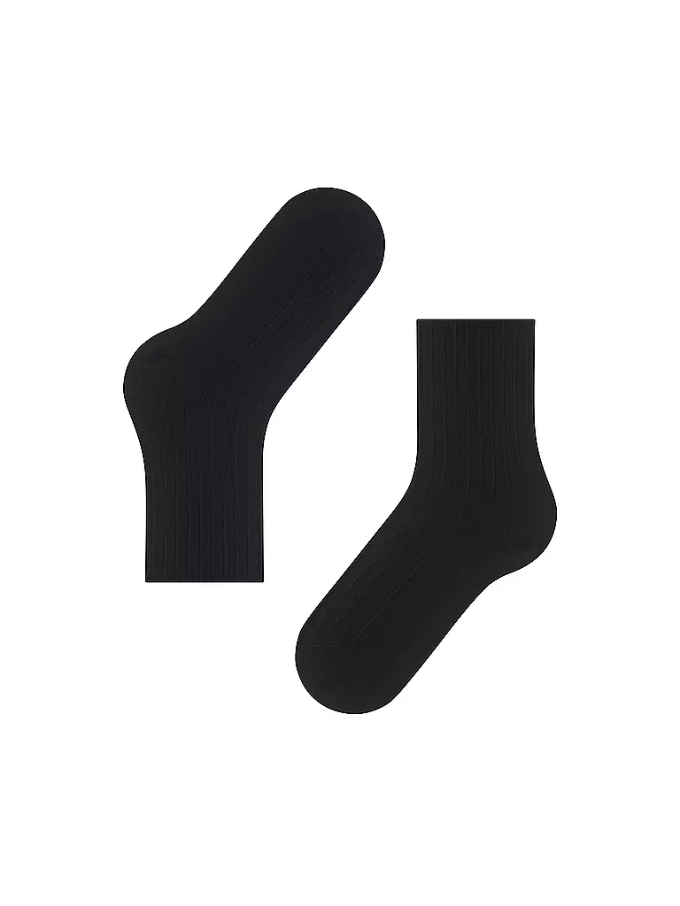 FALKE | Calcetines FALKE COTTON RIB negros | Negro