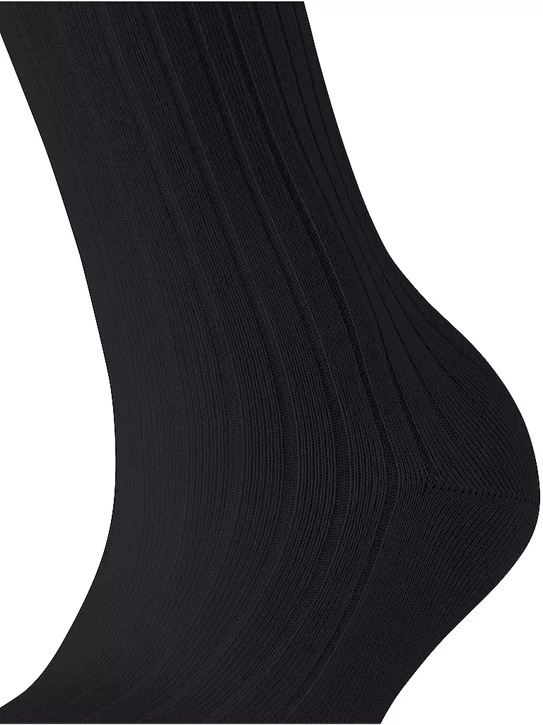 FALKE | Calcetines FALKE COTTON RIB negros | Negro