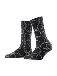 FALKE | Calcetines finos JEWEL CASE 30DEN black/silver | Negro