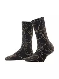 FALKE | Calcetines finos JEWEL CASE 30DEN black/silver | Negro