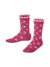 FALKE | Calcetines para niña DITSY FLOWERS azul espacial | Rojo
