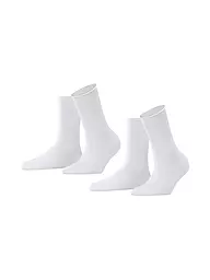 FALKE | Happy Calcetines Paquete de 2 negro | Blanco