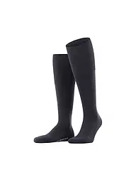 FALKE | Calcetines hasta la rodilla AIRPORT PLUS azul marino oscuro | Azul oscuro
