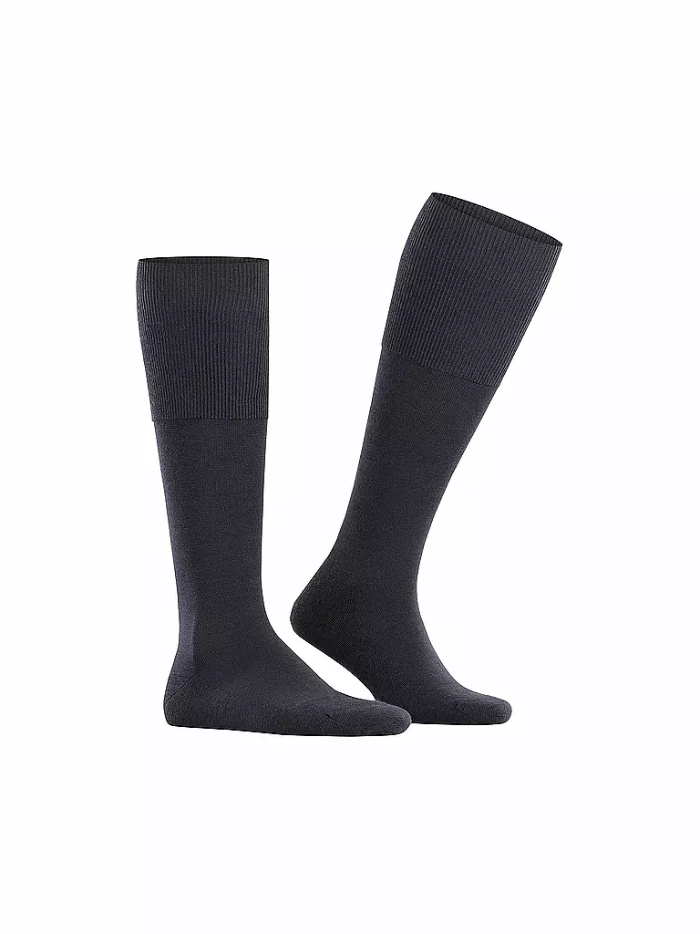 FALKE | Calcetines hasta la rodilla AIRPORT PLUS azul marino oscuro | 