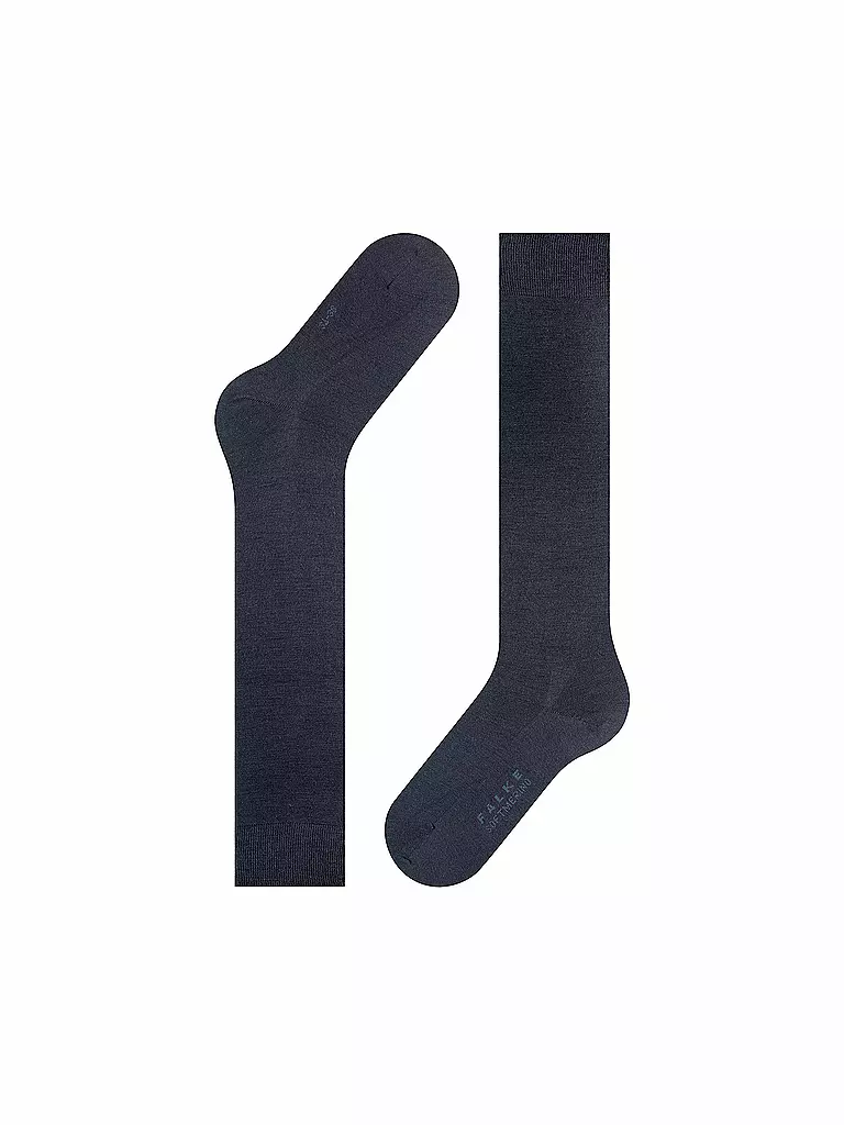 FALKE | Calcetines hasta la rodilla azul marino oscuro | 