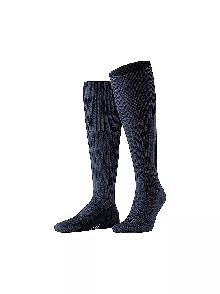 FALKE | Calcetines hasta la rodilla BRISTOL azul marino oscuro | Azul