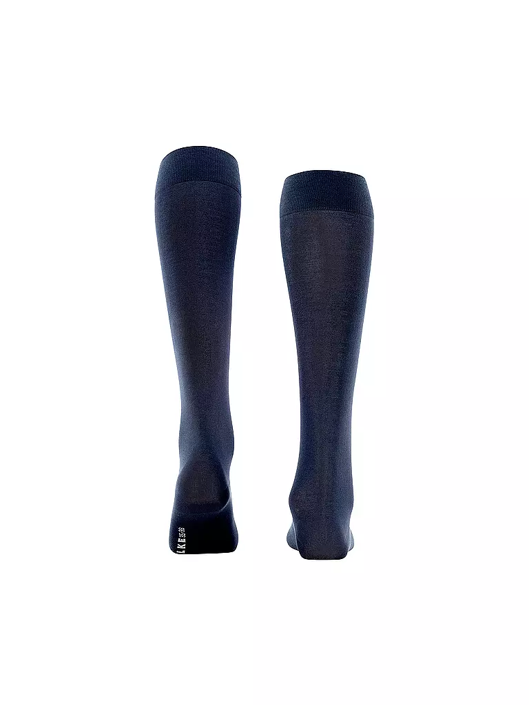 FALKE | Calcetines hasta la rodilla COTTON TOUCH azul marino oscuro | 