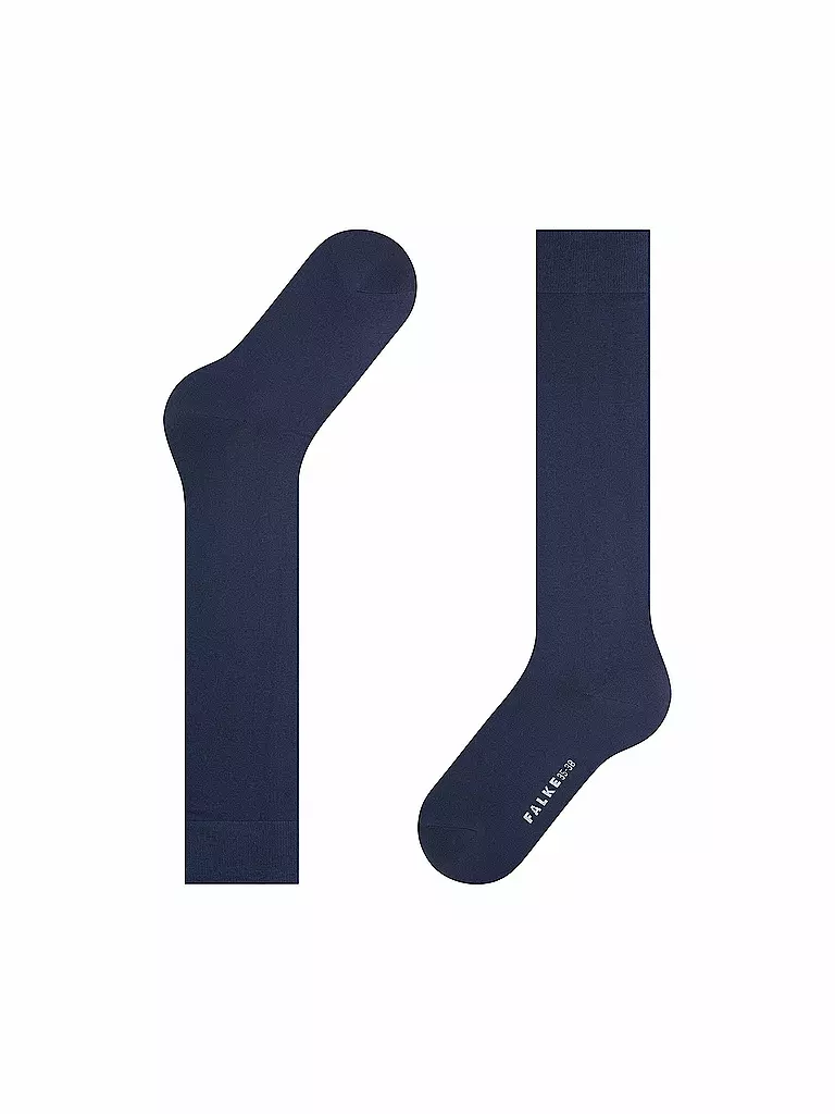 FALKE | Calcetines hasta la rodilla COTTON TOUCH azul marino oscuro | 